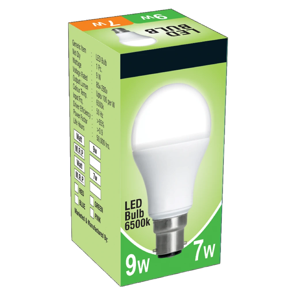 Plain led bulb Box Plain led bulb Box