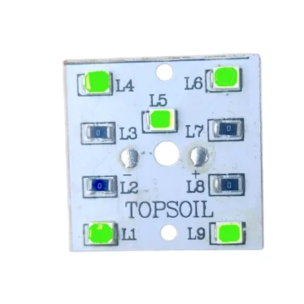 5 Watt LED bulb MCPCB Color green