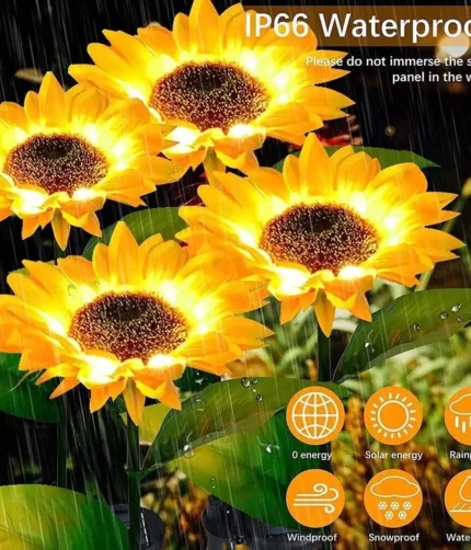 Solar Garden Flower Lights