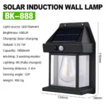 Rechargeable-solar-wall-lamp