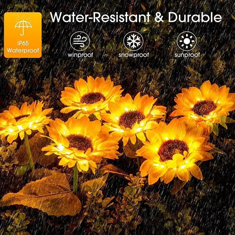 Solar-Garden sunflower solar garden lights