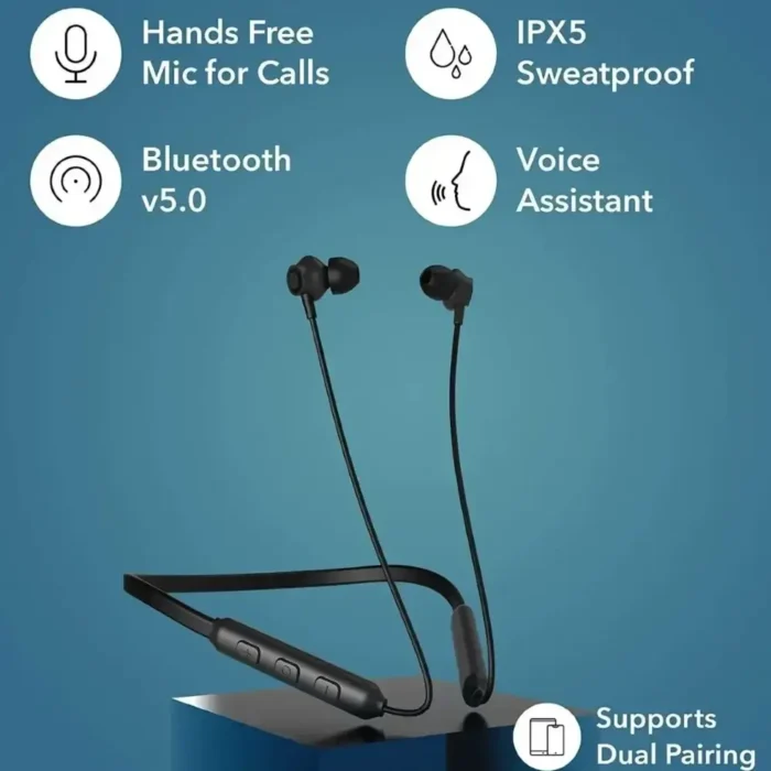 Wireless Bluetooth Headphone Neckband