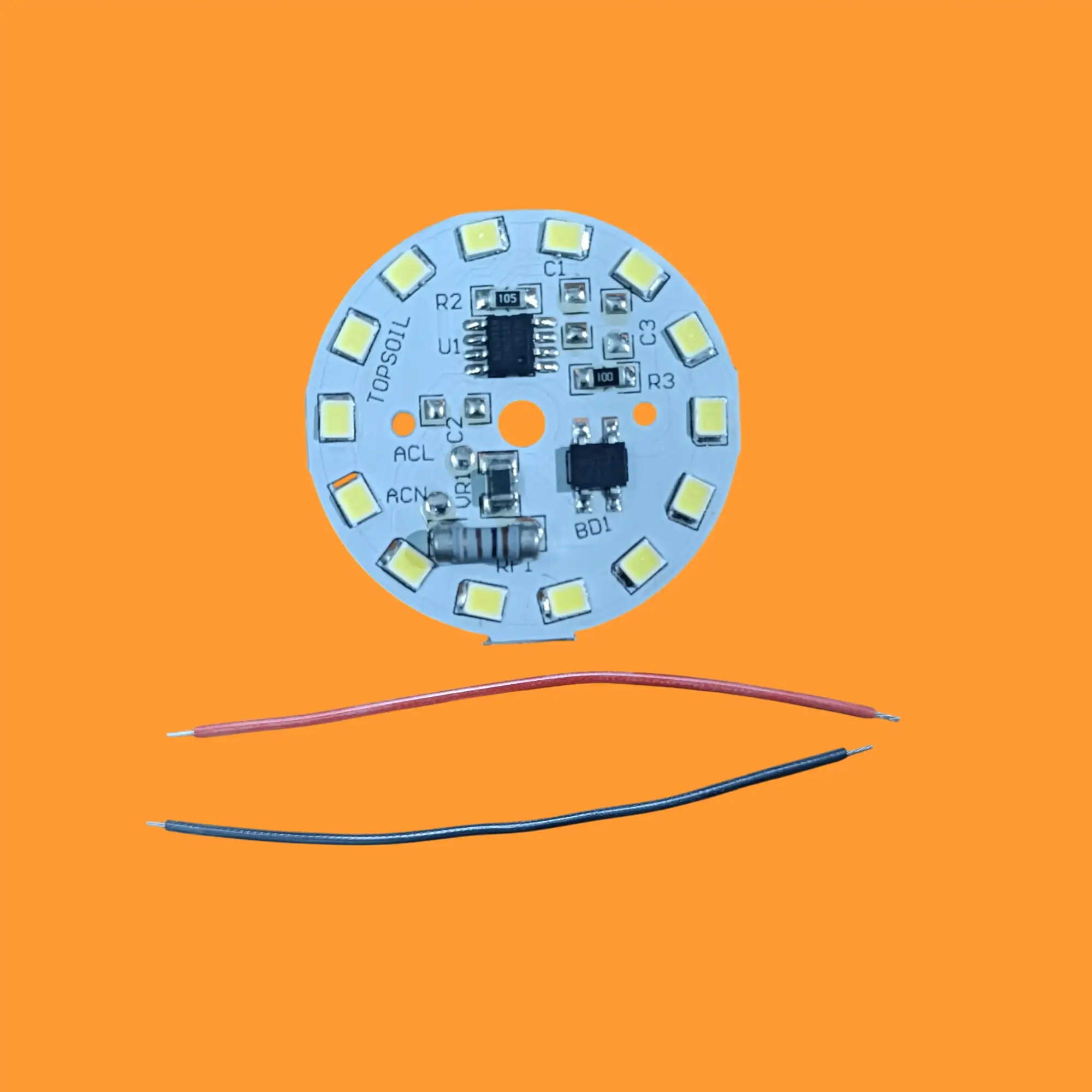 9Watt Auto Cut deep saffron saffron color